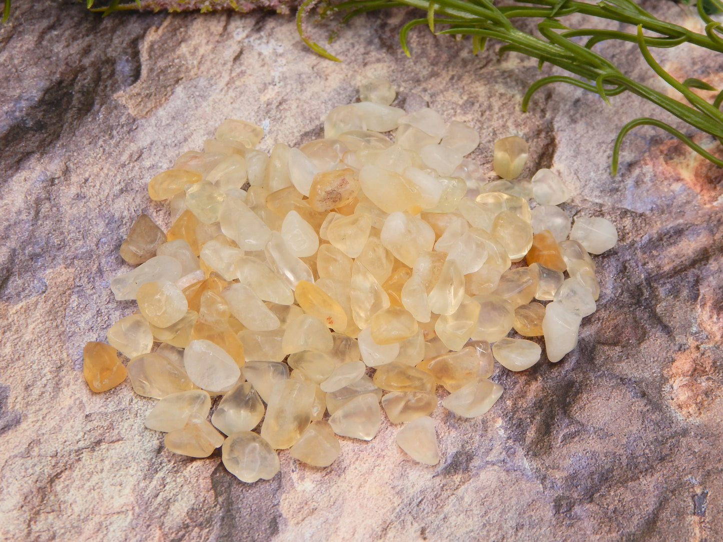 Citrine chips by the ounce