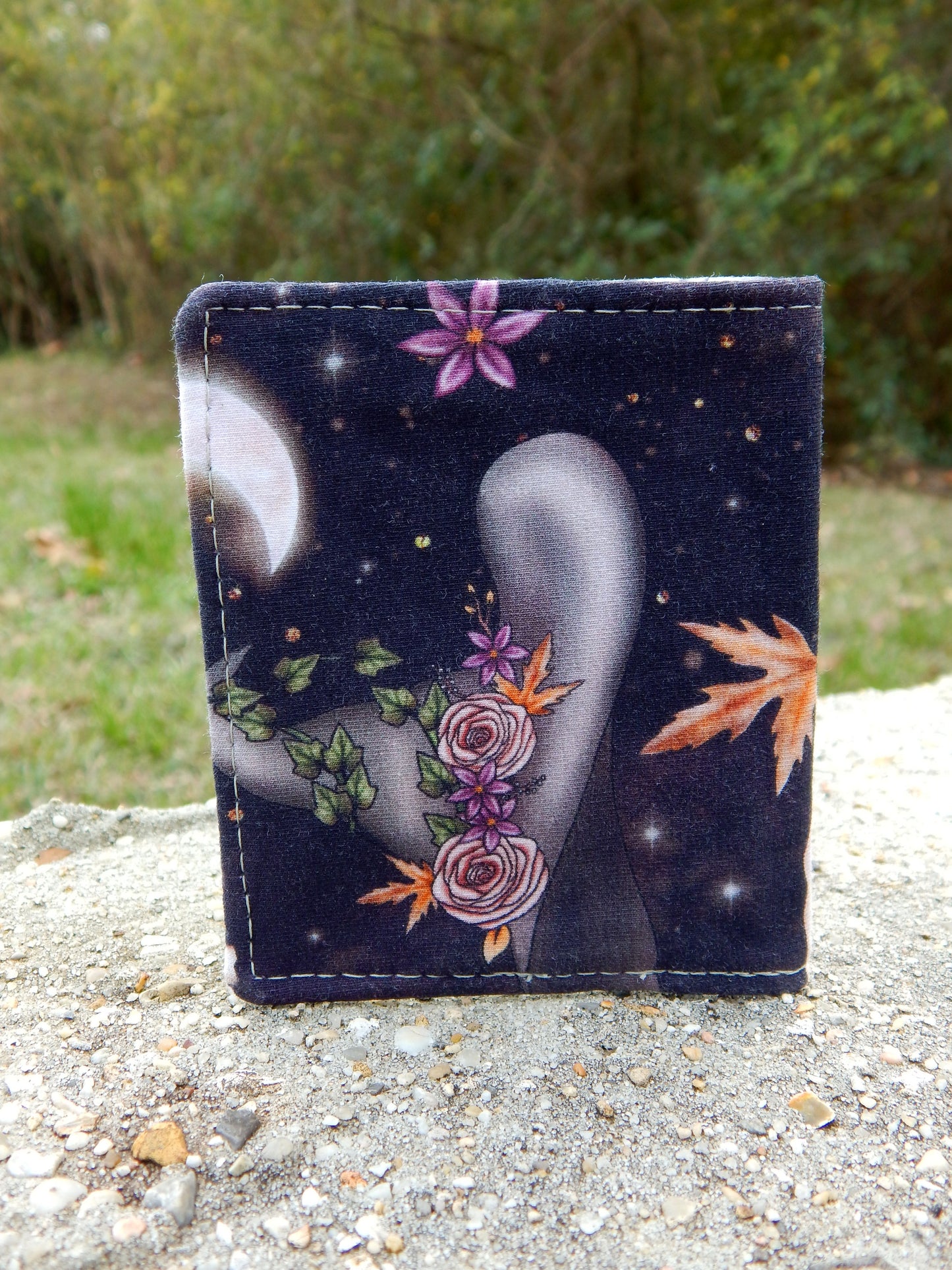 Witchy mini credit card wallet