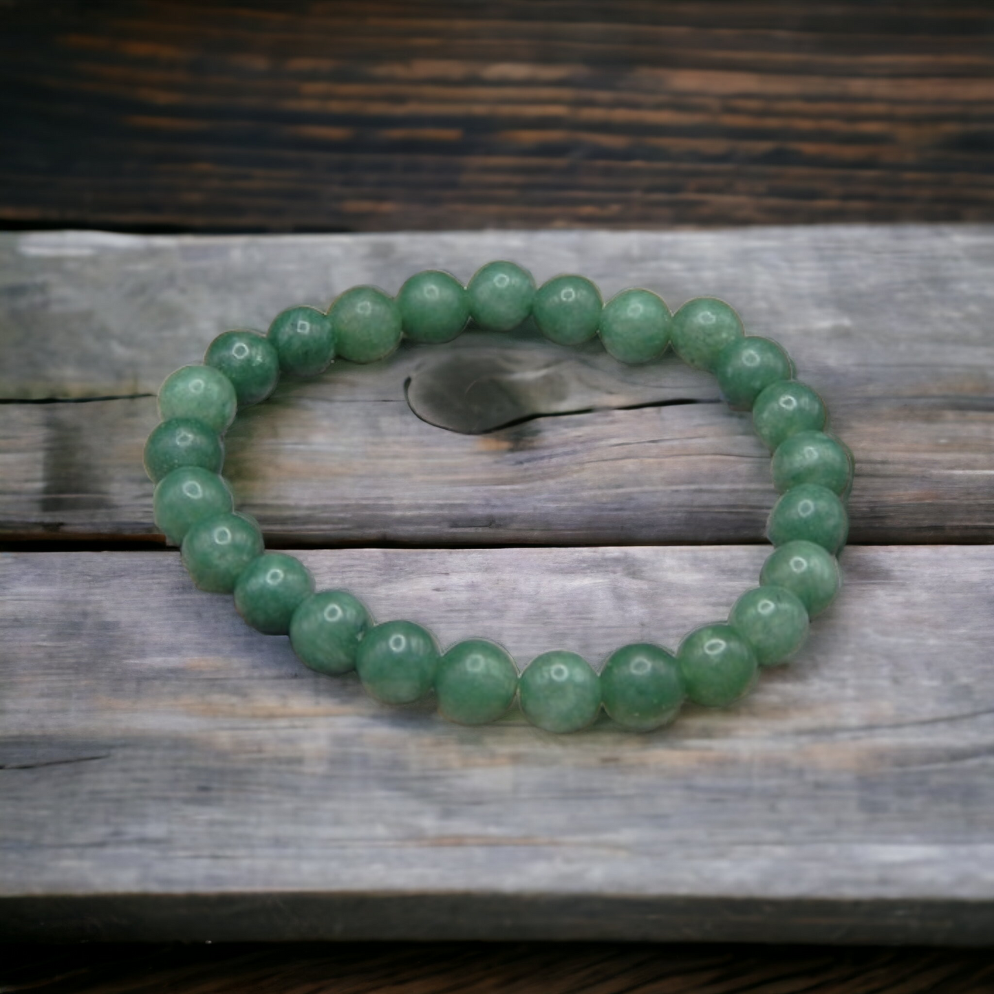 Green aventurine 8mm stretch bracelet