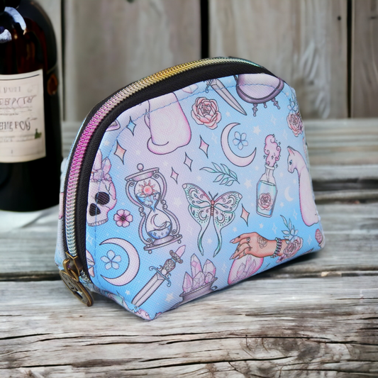 Witchy pastel oil storage bag