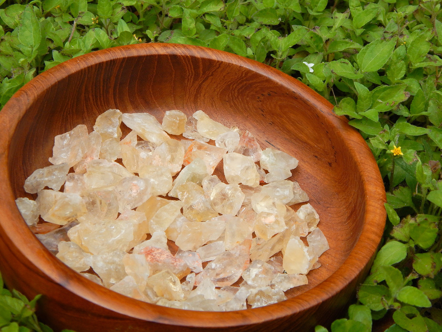 Natural citrine chips by the ounce
